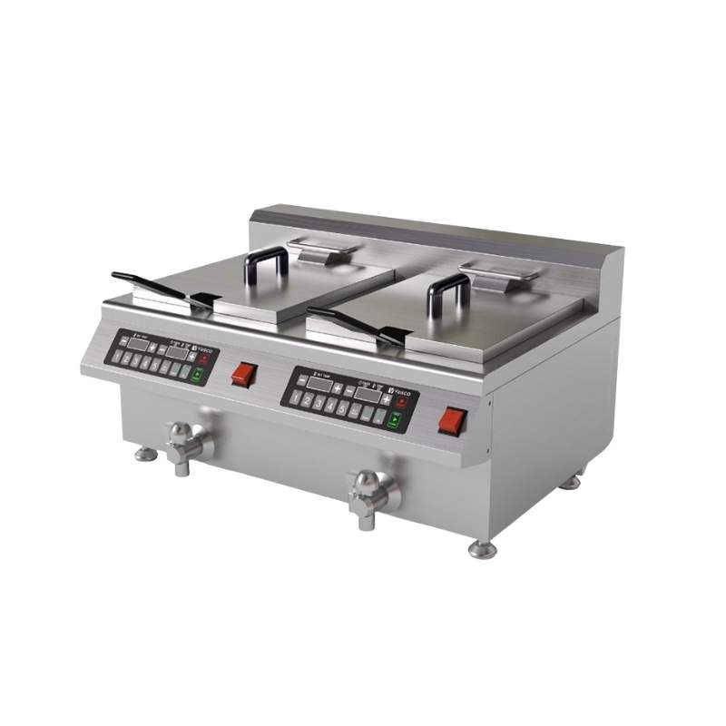 Vosco VSL-FRT2C12B Çift Hazneli Fritöz, 12+12 L